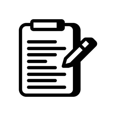 Evaluation icon in vector. Logotype