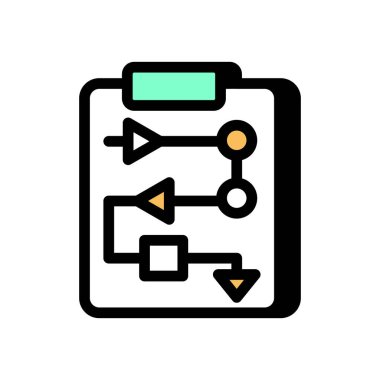 Vektör içinde işlem simgesi. Logotype