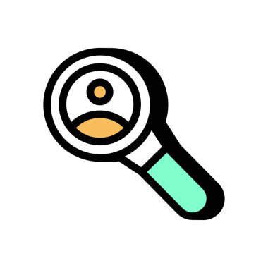 Vektör olarak Personel simgesini bul. Logotype