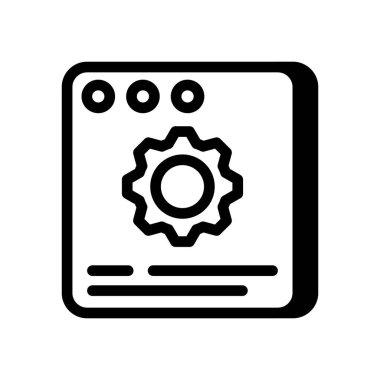 Çevrimiçi vektör simgesi. Logotype