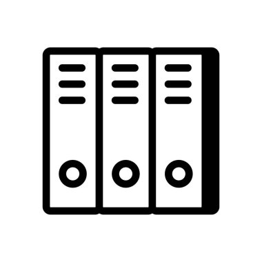 Ofis Dosyaları simgesi vektörde. Logotype