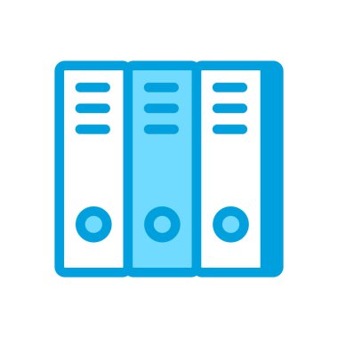 Ofis Dosyaları simgesi vektörde. Logotype