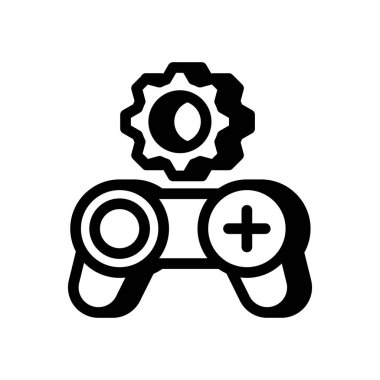 Vektör olarak Gamification simgesi. Logotype