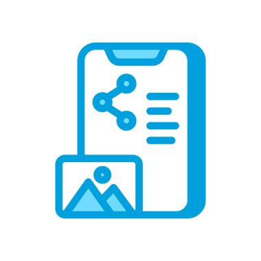 İçerik simgesini vektörde paylaş. Logotype