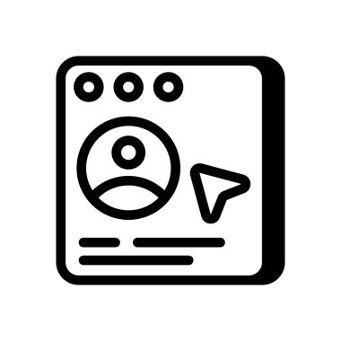 Vektör olarak seçim simgesi. Logotype