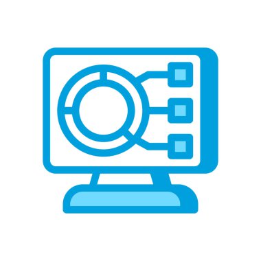 Vektör olarak gösterge paneli simgesi. Logotype