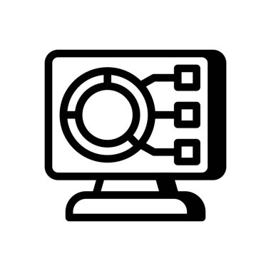 Vektör olarak gösterge paneli simgesi. Logotype