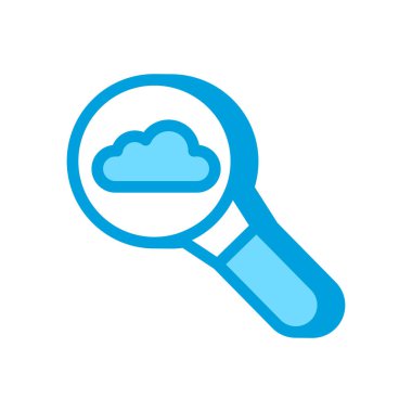 Bulut Kontrol simgesi vektörde. Logotype