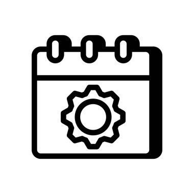 Etkinlik Yönetimi simgesi vektörde. Logotype