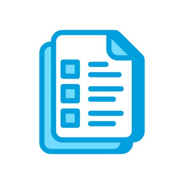 Reporting icon in vector. Logotype