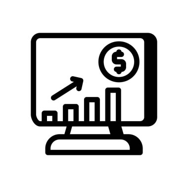 Vektör olarak büyüme simgesi. Logotype