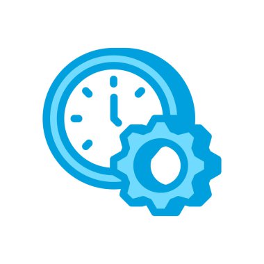 Zaman Yönetimi simgesi vektörde. Logotype