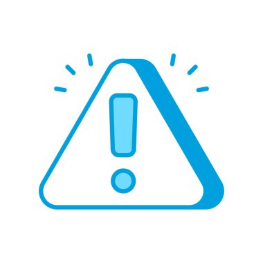 Vektör olarak risk simgesi. Logotype