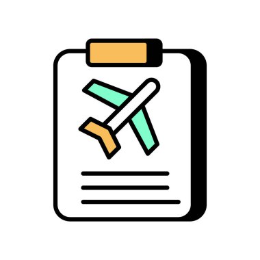 Vektör olarak Seyahat Bakımı simgesi. Logotype