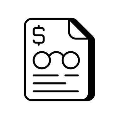 Vektör olarak Web Pazarlama Analitik simgesi. Logotype