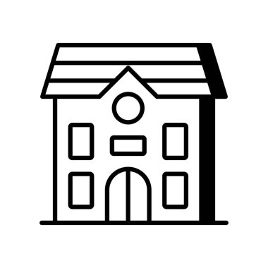 Ev sigortası ikonu. logotype