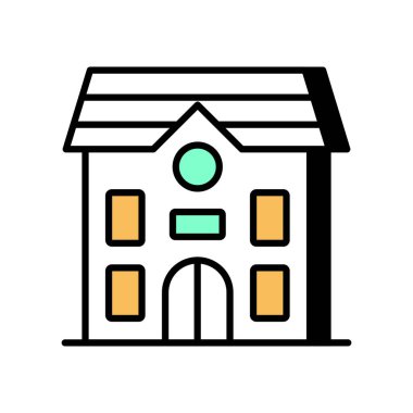 Ev sigortası ikonu. logotype