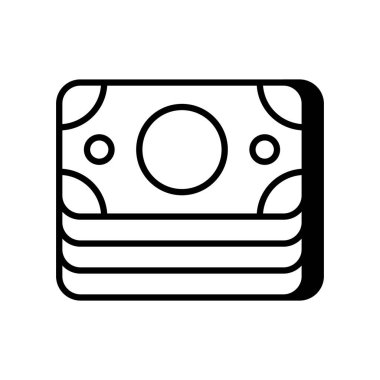 Para ikonu vektör olarak. Logotype