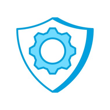 Sigorta Tamir ikonu vektörde. Logotype