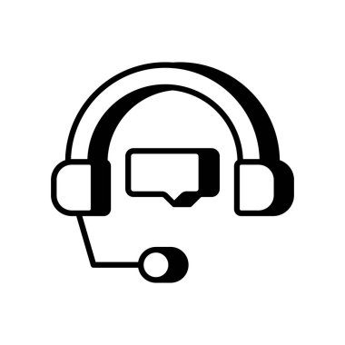 Vektör olarak Müşteri Destek simgesi. Logotype