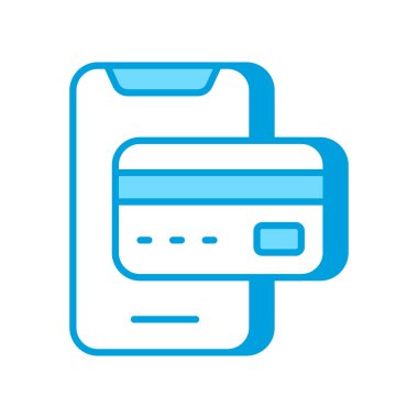 Ödeme simgesi vektörde. Logotype