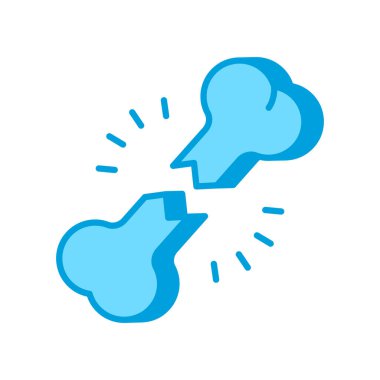 Vektör içinde çatlak simgesi. Logotype