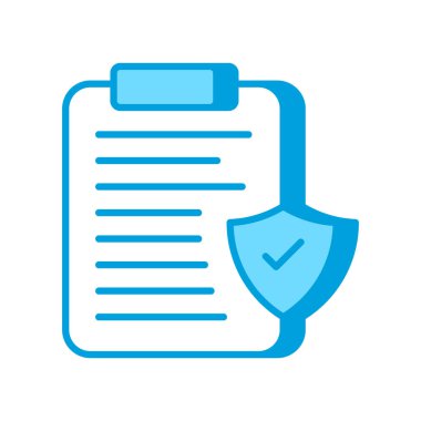 Sigorta Denetim simgesi vektör cinsinden. Logotype