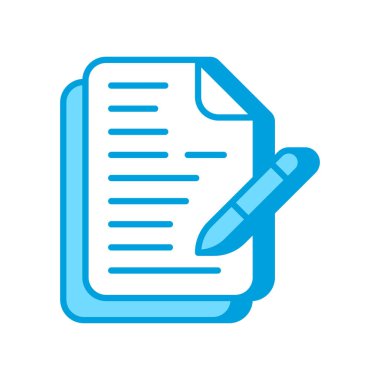 Vektör simgesini imzalıyorum. Logotype