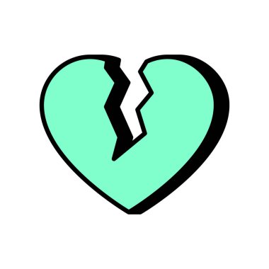 Vektör olarak boşanma sigortası simgesi. Logotype