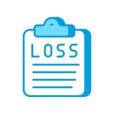 Toplam Kayıp Sayfa simgesi vektörü. Logotype