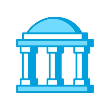 Vektör olarak bankacılık simgesini güvene alın. Logotype