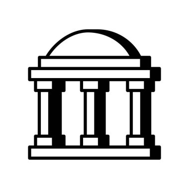 Vektör olarak bankacılık simgesini güvene alın. Logotype