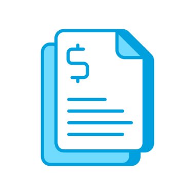 Sigorta Politikası Belgesi simgesi vektör cinsinden. Logotype