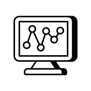 SEO İzleme simgesi vektörde. Logotype