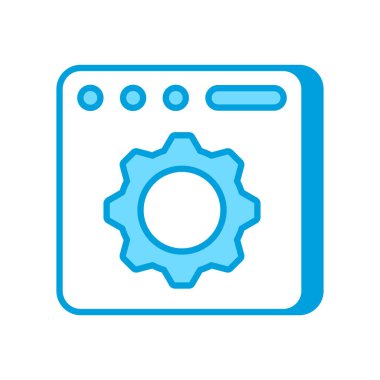 Vektör olarak web sitesi optimizasyon simgesi. Logotype