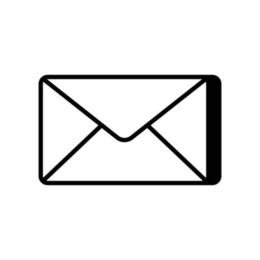 Vektör olarak posta masajı simgesi. Logotype