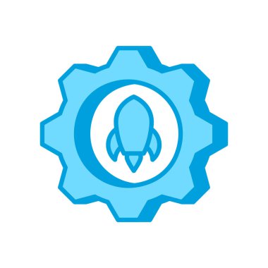 Vektör olarak optimizasyon simgesi. Logotype