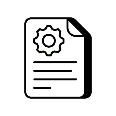 Madde Yönetimi simgesi vektörde. Logotype