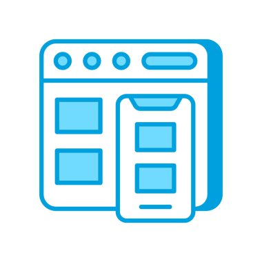 Uyum simgesi vektörde. Logotype