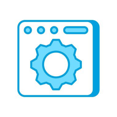 Para İdaresi ikonu vektör olarak. Logotype