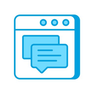 Vektör olarak Sosyal Ağ simgesi. Logotype