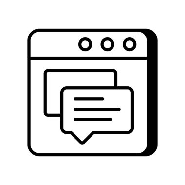 Vektör olarak Sosyal Ağ simgesi. Logotype