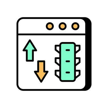 Vektör olarak web trafik simgesi. Logotype