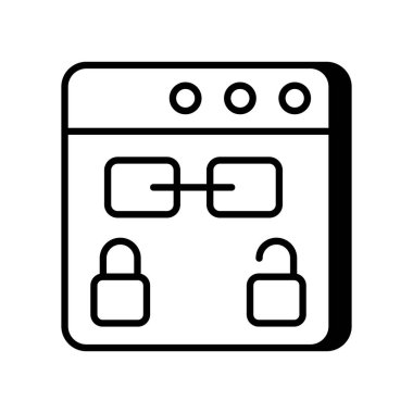 Vektör olarak negatif SEO simgesi. Logotype