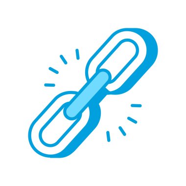 Vektör olarak Bağlantı Suyu simgesi. Logotype