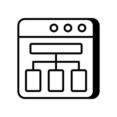 İçerik Silosu simgesi vektörde. Logotype