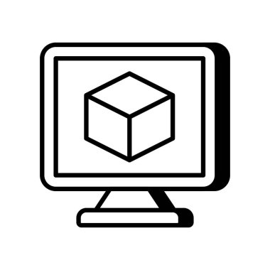 Simge vektör olarak oluşturuluyor. Logotype