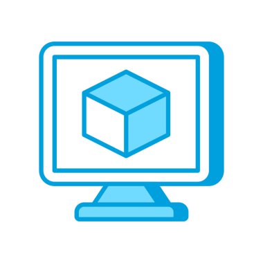 Simge vektör olarak oluşturuluyor. Logotype