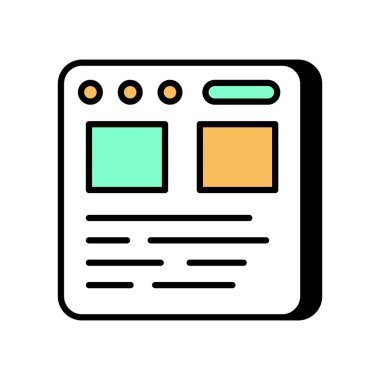 İniş sayfası optimizasyon simgesi vektörde. Logotype