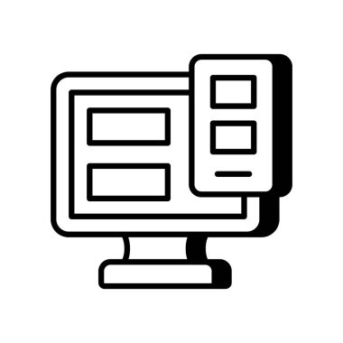 Responsive Design icon in vector. Logotype
